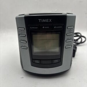 Timex T301B Dual Alarm Clock Radio | Used Digital Clock with FM Radio & Snooze:1